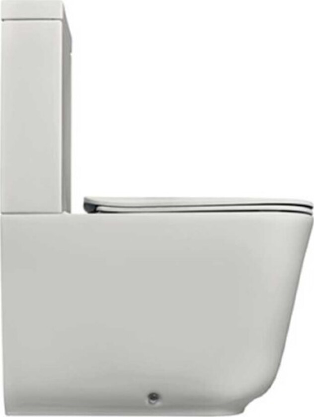 Tribeca toalett, matt hvit