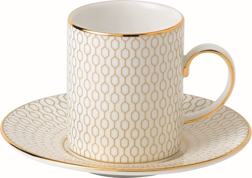 Gio Gold Espresso Cup and Saucer.