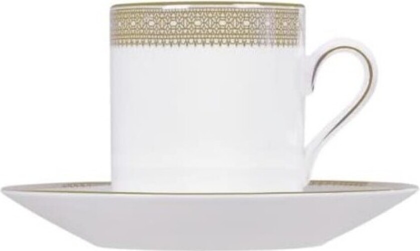 Vera Wang Lace Gold Espresso Cup and Saucer