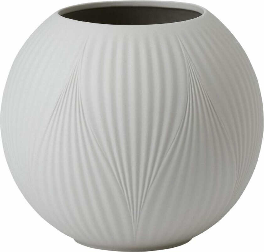 Jasper Folia Rose Bowl Warm White 13cm.