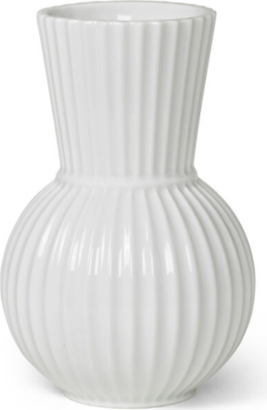 Lyngby Tura vase hvit 18 cm