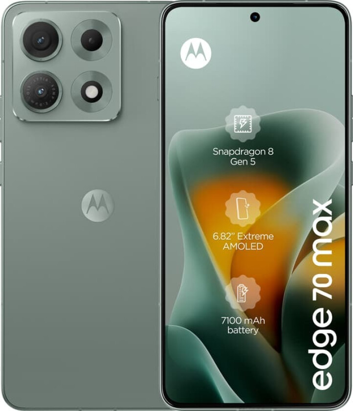 Edge 70 Max 5G smarttelefon 8/256GB (Grå)