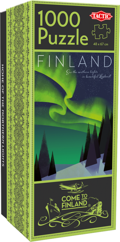 Come to Finland: Northern Lights 1000 pcs puzzle