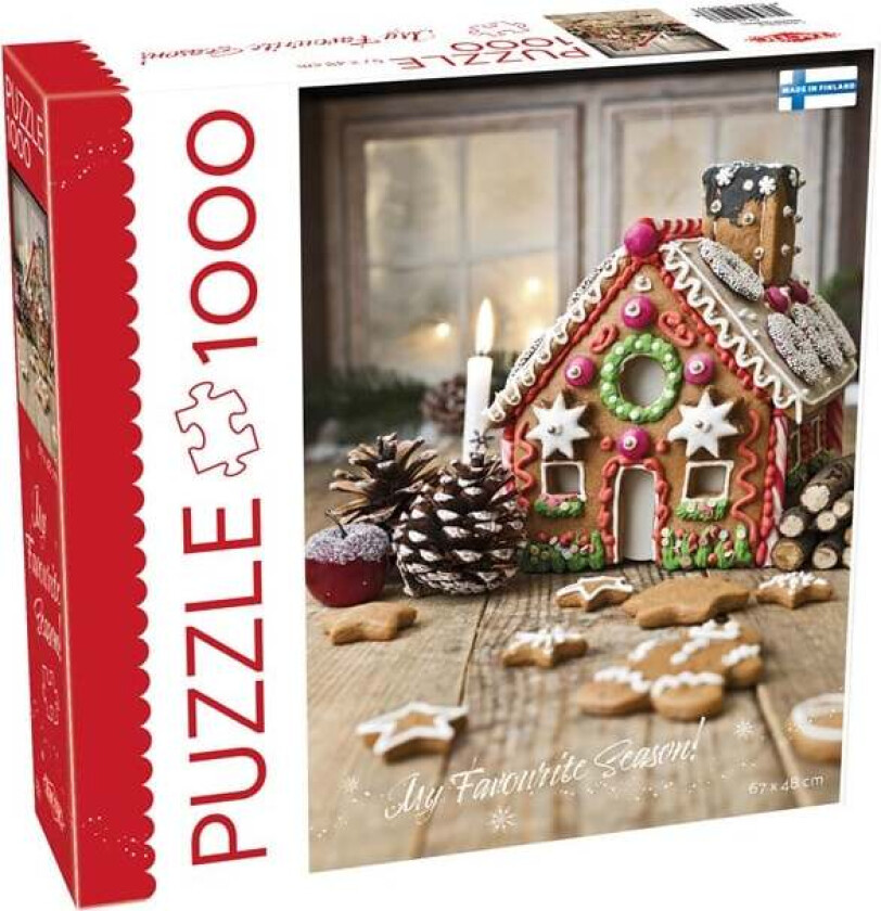 1000 pcs puzzle: Gingerbread House
