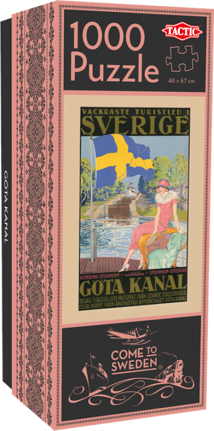 1000 pcs Come to Sweden: Göta kanal