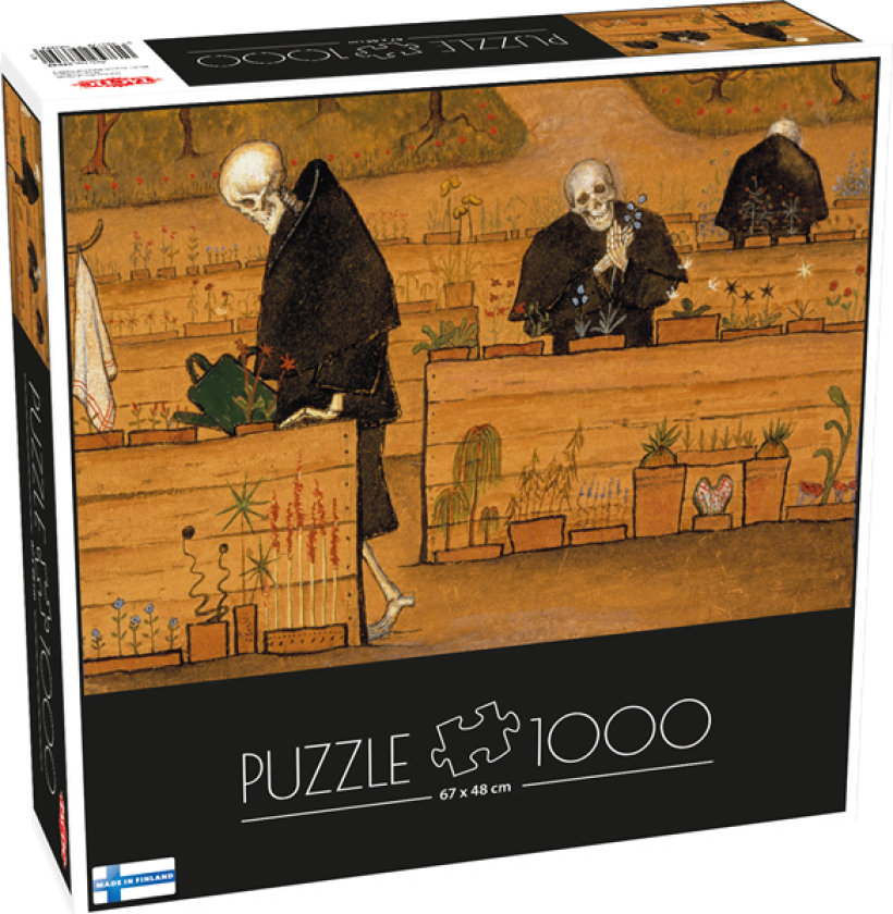 1000 pcs: Hugo Simberg Kuoleman puutarha