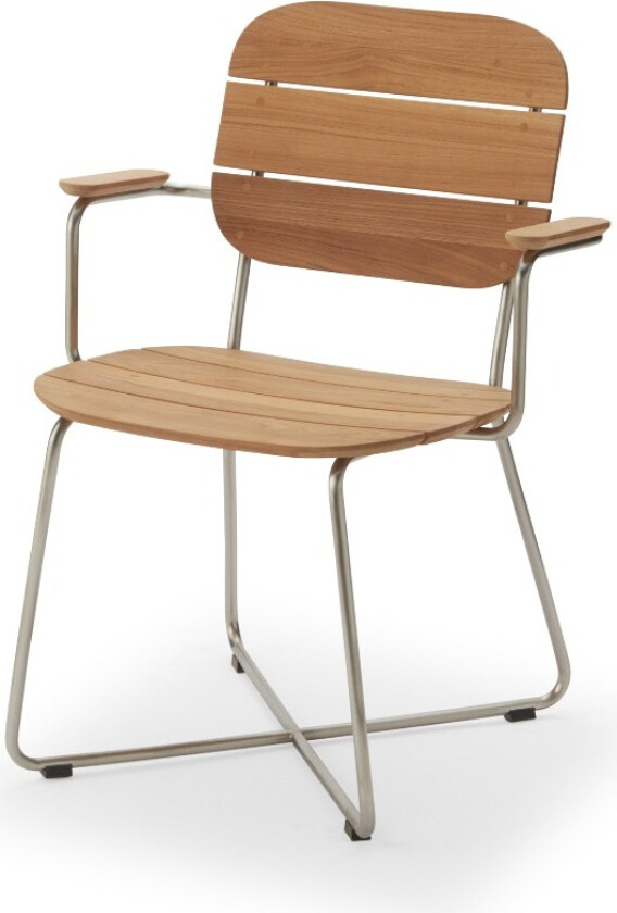 Lilium Stol m/ armlene Teak