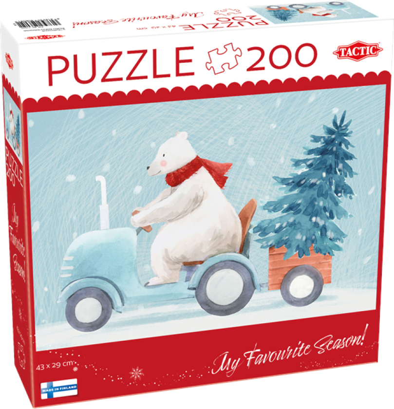 200 pcs puzzle: Christmas tree hunt