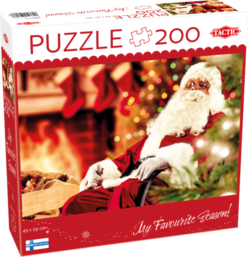 200 pcs puzzle: Christmas stockings