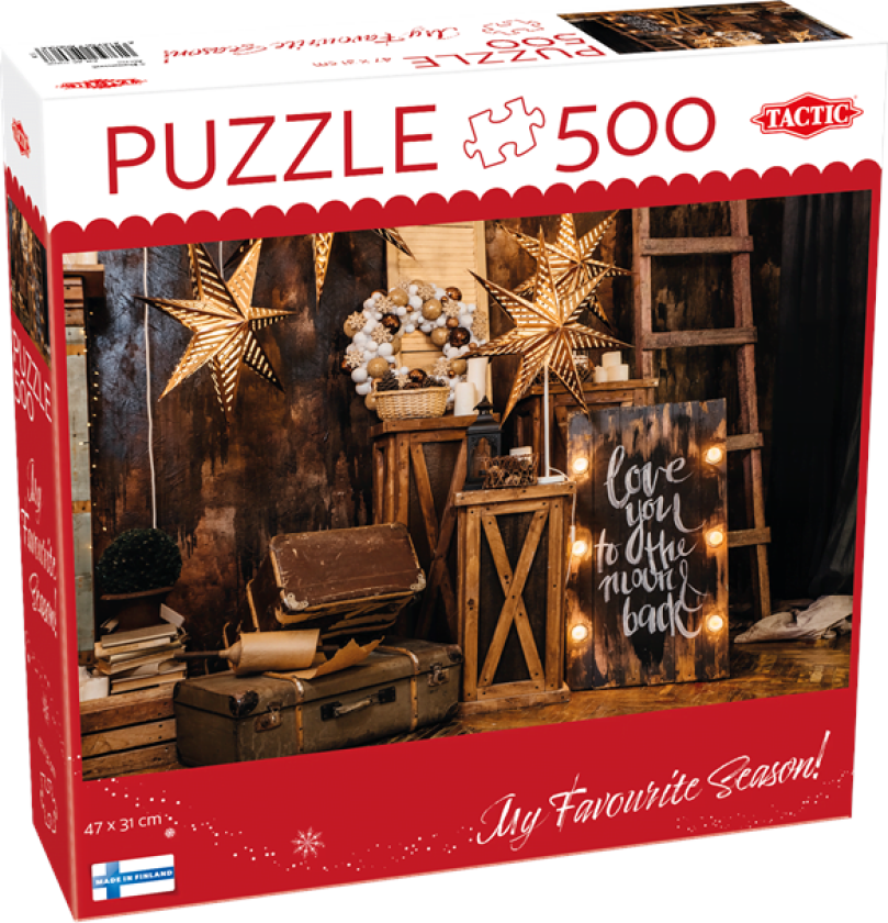 500 pcs puzzle: Christmas decorations