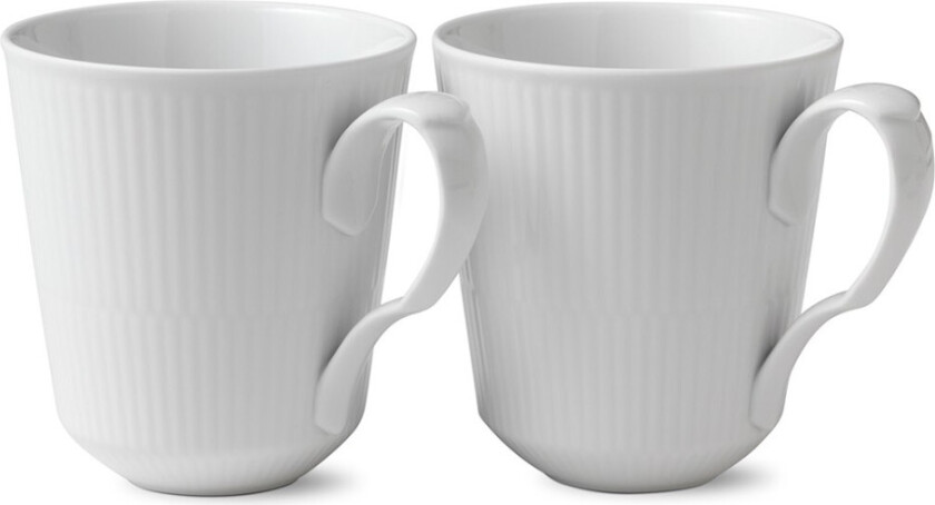 White Fluted krus 2-pakn. 37 cl