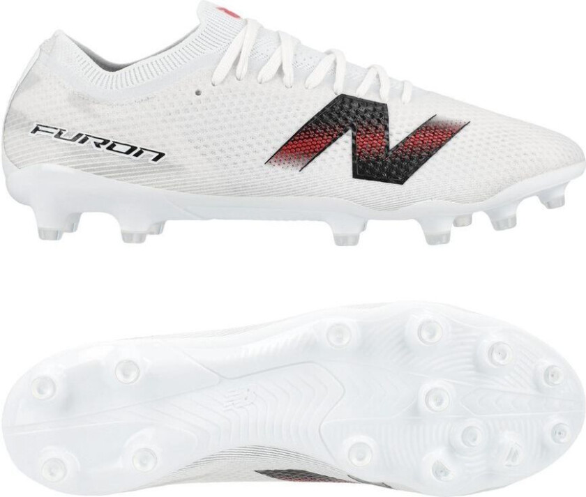 Furon v9 Elite MG Core - Hvit/Svart/rød, størrelse 43