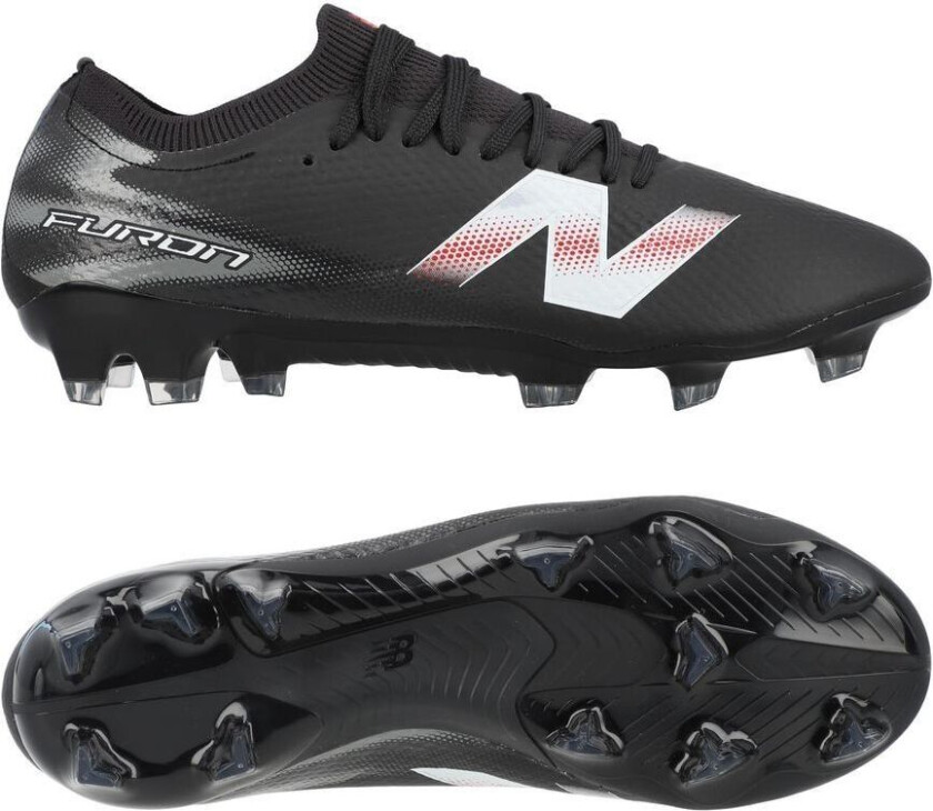 Furon v9 Pro FG Core - Svart/Hvit/rød - Gress (FG), størrelse 45