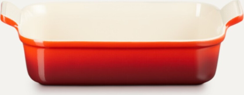 Rektangulært Fat Cerise 26 cm.