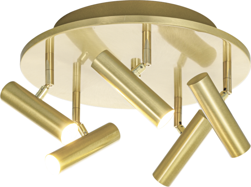 Arctic Takspot 5 Rund Matt Messing