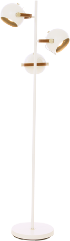 Bow Gulvlampe 3 arm Hvit