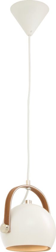 Bow Taklampe Singel Hvit