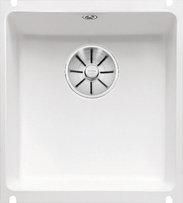 Subline 375-U kjøkkenvask, 40,4x45,6 cm, hvit