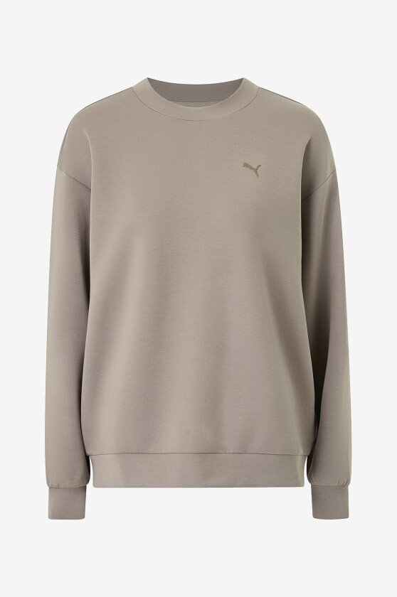 Collegegenser W Cloudspun Crew Neck - Grå