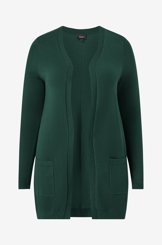 Kardigan mCarrie L/S Long Cardigan - Grønn