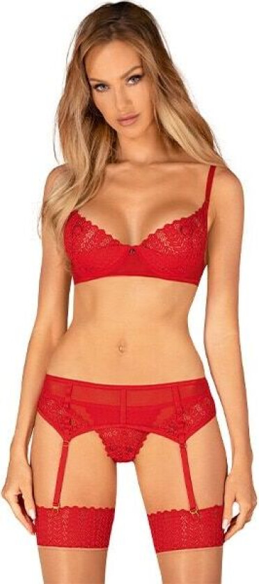 Obsessive Ingridia 3-pcs Set Red