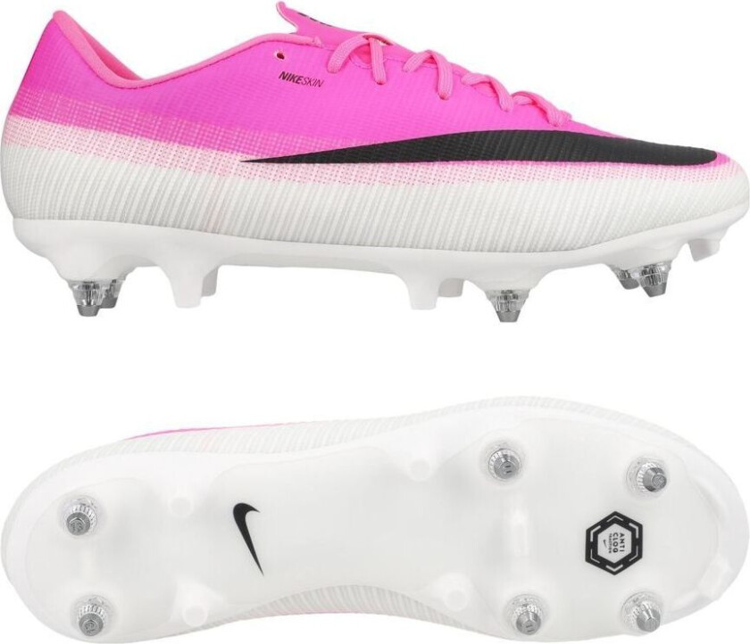 Mercurial Vapor 17 Breakout Sg-pro - Rosa/hvit/svart - Vått Gress (Sg), størrelse 42½