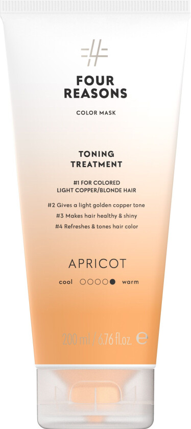 Toning Treatment Apricot, 200 ml  Hårkur