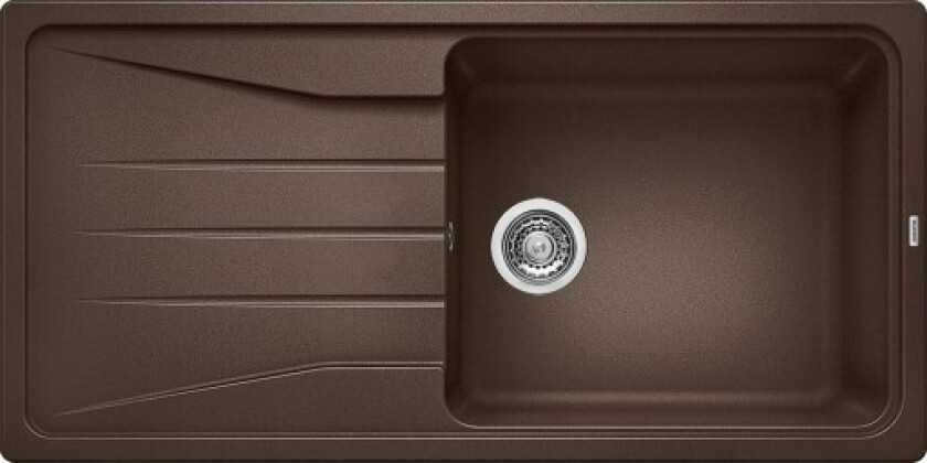 Sona XL 6S UX kjøkkenvask, 100x50 cm, brun