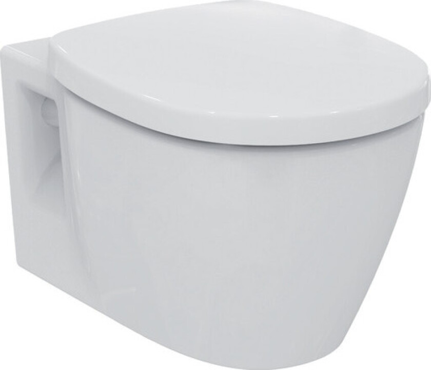 Ideal Standard Connect vegghengt toalett, uten skyllekant, hvit