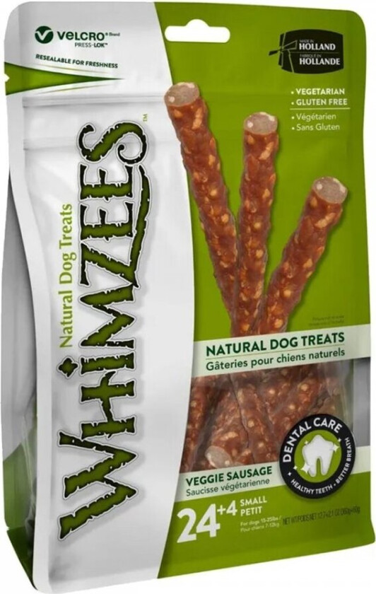 Bilde av Whimzees Veggie Sausage pose (Small)