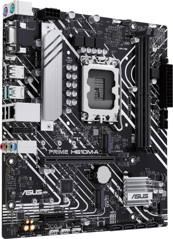 PRIME H610M-A R2.0 LGA 1700 micro-ATX motherboard with DDR5 1xHDMI 1xDP 2xM.2