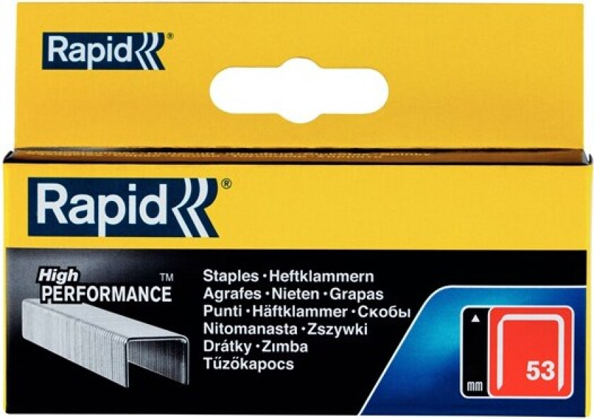 Nr 53 Fintrådstift Stål 2500-pakn. 10 mm