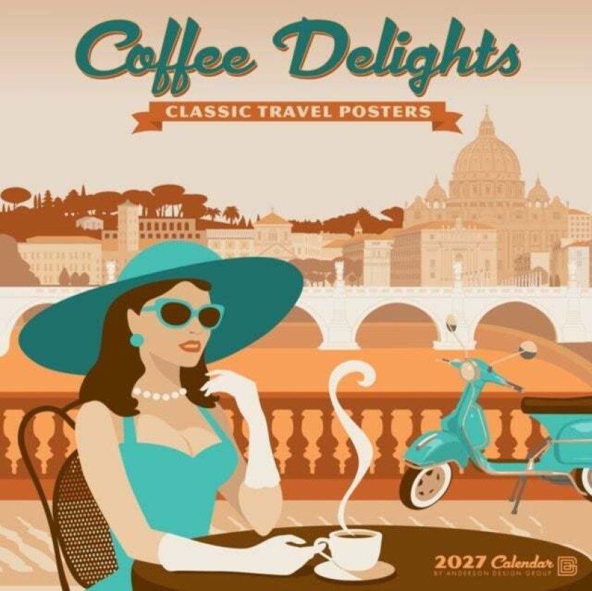 Coffee Delights 2027 Wall av Willow Creek Press