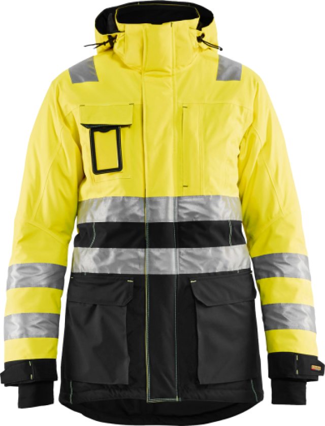 High vis vinter parkas høy for damer