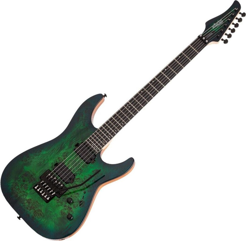 Schecter C-6 FR PRO Aqua Burst