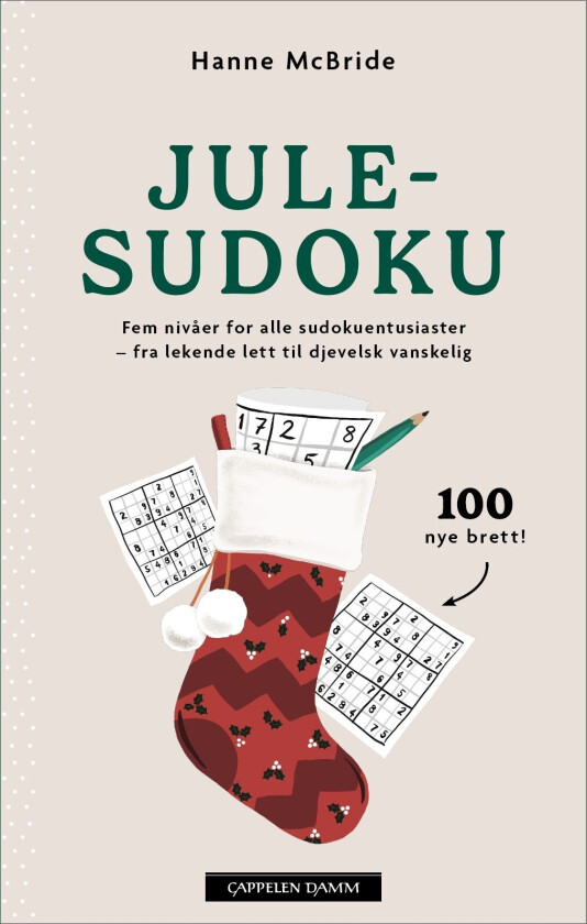 Julesudoku 2026 av Hanne McBride