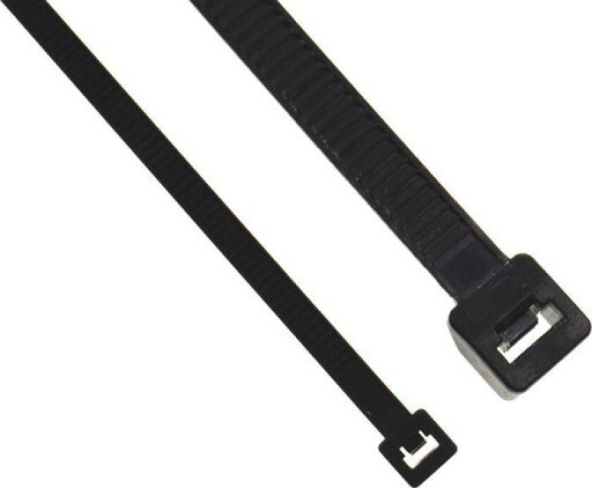 Bilde av 100 stk Strips 2,5 x 100 mm svart