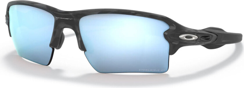 Flak 2.0 Xl Matte Black Camo Prizm Deepwater Polarised