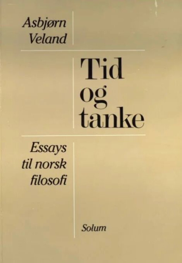 Tid og tanke av Asbjørn Veland
