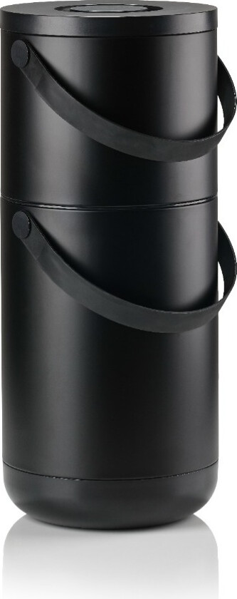 Circular Avfallsbøtte Sort 22+12 l