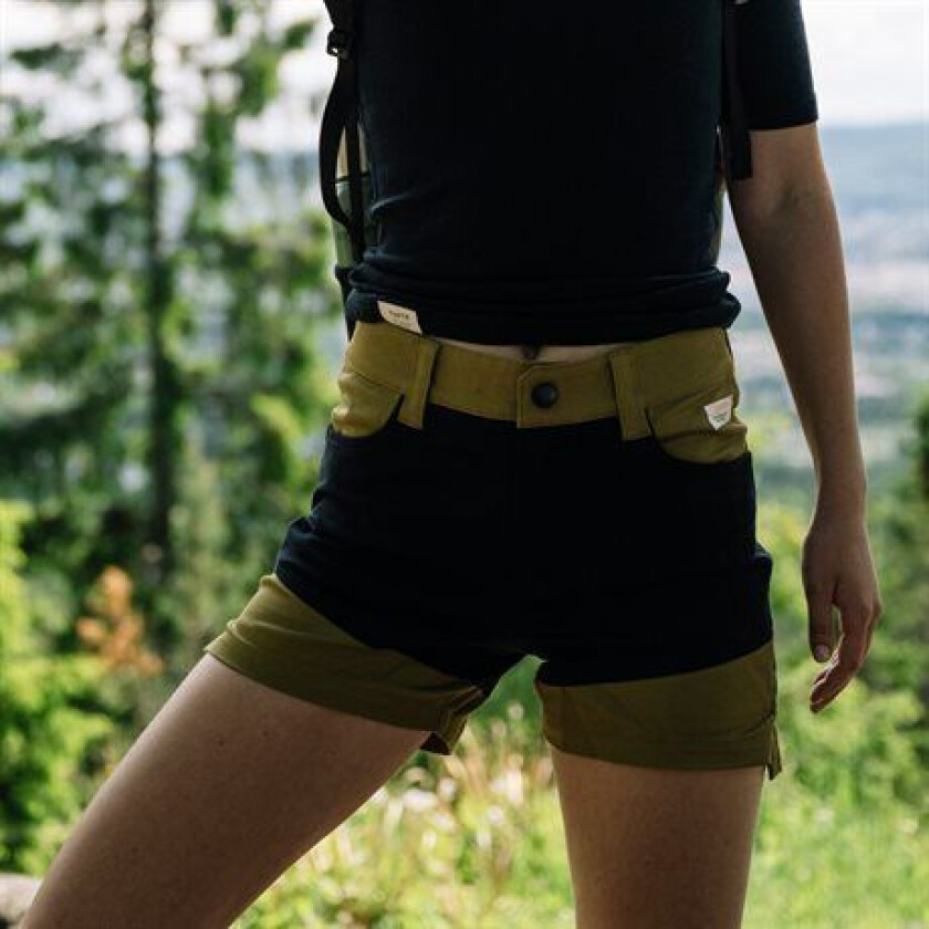Leisure Shorts Dame Blue/Green Moss XS