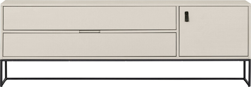 Silas TV-benk børstet furu