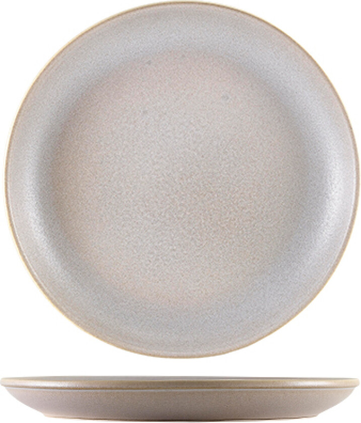 Steintøy Antigo Bygg Coupe Tallerken 19cm - Terra