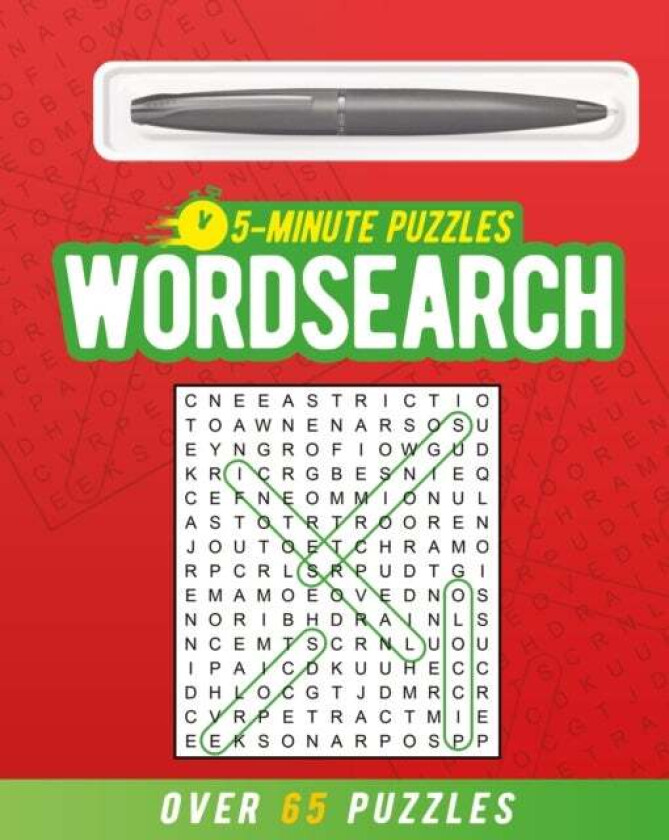 5-Minute Wordsearch (includes ball-point pen) av Eric Saunders