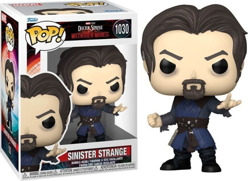 Funko Pop! Marvel: Doctor Strange In The Multiverse Of Madness - Sinister Strange #1030 Blobble-head Vinyl Figure