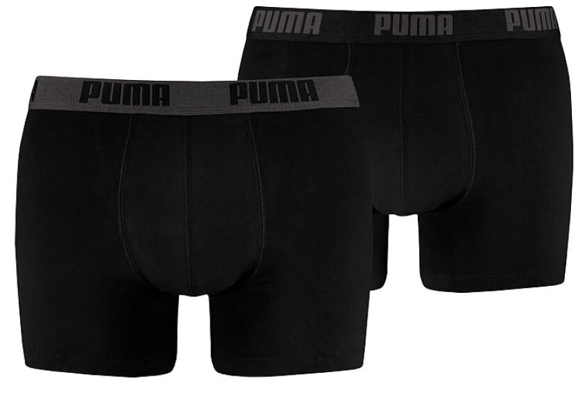 Boxer Basic Herre 2pk Black/Black L