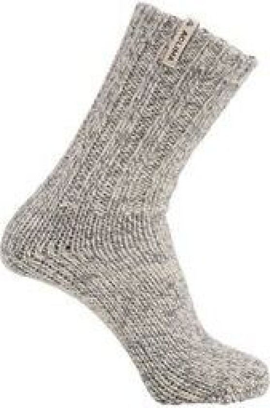 Norwegian Wool Socks grey/white