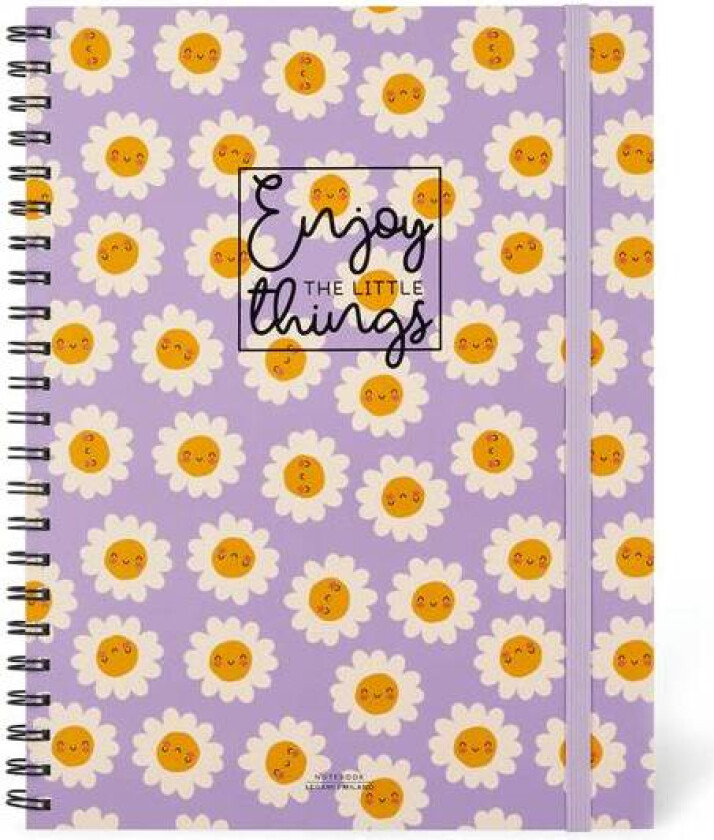 Notatbok Trio A4 Spiral "Enjoy The Little Things" Fra Legami