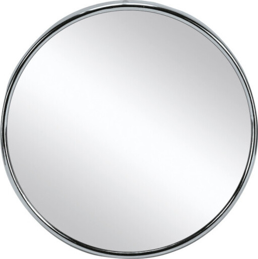 Blad sminkespeil, Ø15 cm, krom