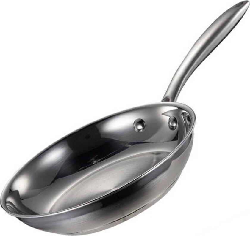 Optimal stekepanne 20 cm rustfritt stål
